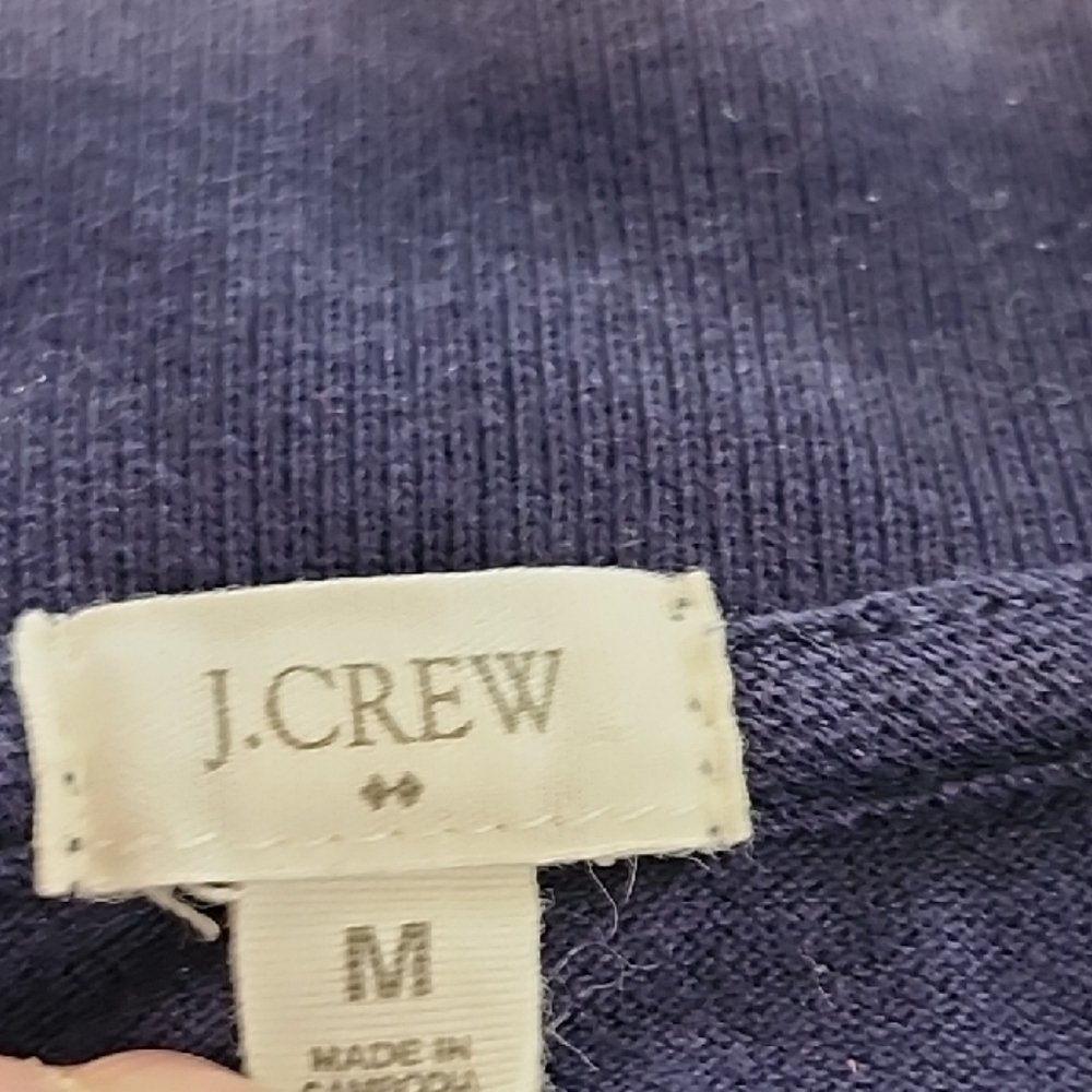 J. Crew Navy Polo Shirt with Embroidered Green Turtle Design - Picture 2 of 5